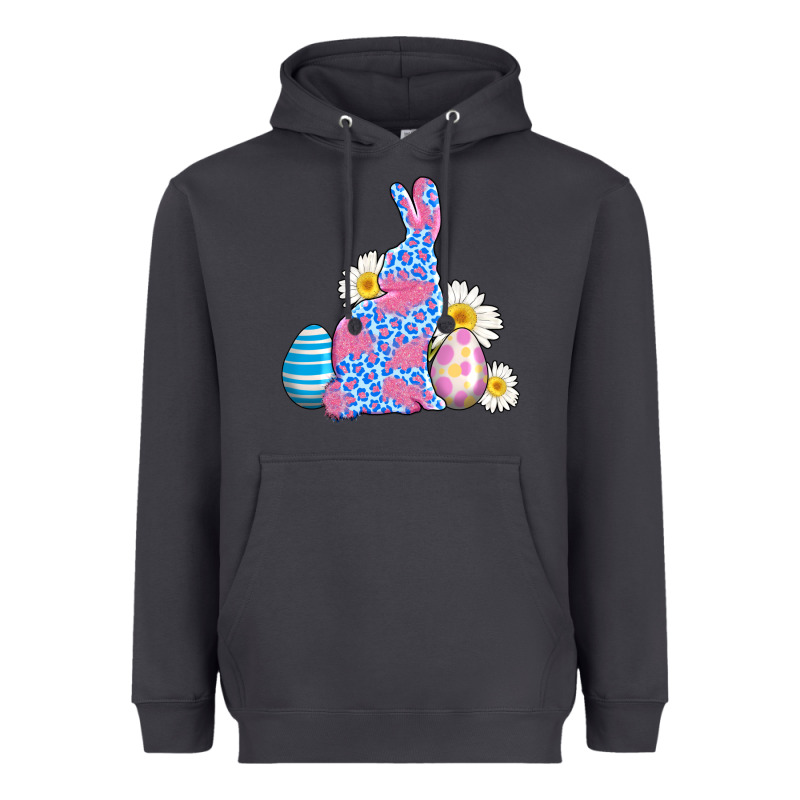 Easter Bunny Wıth Easter Eggs Heavyweight Hoodie by AdoDesignShop | Teevron