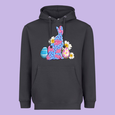 Easter Bunny Wıth Easter Eggs Heavyweight Hoodie Designed By Adodesignshop