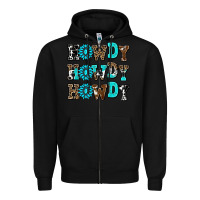 Black howdy howdy howdy Zipper Hoodie - AdoDesignShop