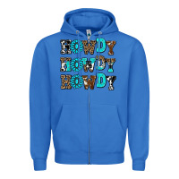 True Royal howdy howdy howdy Zipper Hoodie - AdoDesignShop