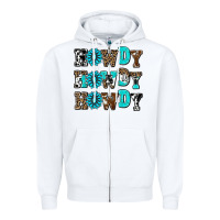 White howdy howdy howdy Zipper Hoodie - AdoDesignShop