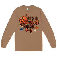 Toasted Coconut it's a basketball kinda day Long Sleeve Tee - FaDigitalArtStudio