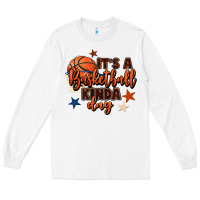 White it's a basketball kinda day Long Sleeve Tee - FaDigitalArtStudio