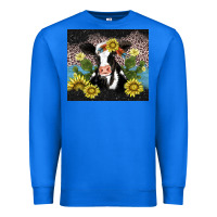 True Royal cow cactus and sunflower Premium Sweatshirt - AdoDesignShop