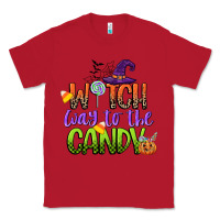 Red witch way to the candy Classic Tee - CowGirlArtShop