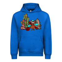 Cobalt christmas turkey Urban Hoodie - JahusDesignShop