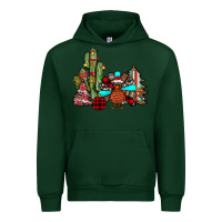 Foreset Green christmas turkey Urban Hoodie - JahusDesignShop