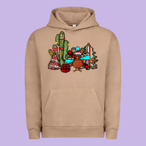 Christmas Turkey Urban Hoodie Designed By Jahusdesignshop