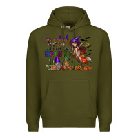 Army Green on a dark highway cool wind in my hair Premium Hoodie - SublimationCraftShop