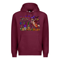 Burgundy on a dark highway cool wind in my hair Premium Hoodie - SublimationCraftShop