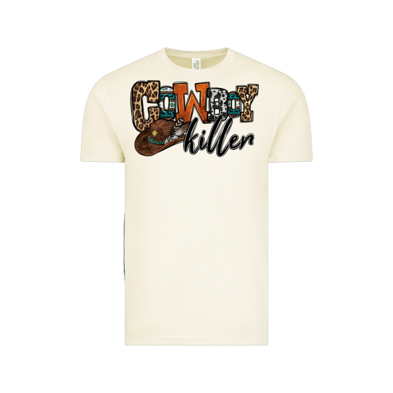 Cowboy Killer Vintage Tee by OliviaCreatesArt | Teevron
