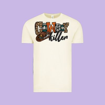 Cowboy Killer Vintage Tee Designed By Oliviacreatesart