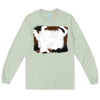 Matcha cowhide frames background Long Sleeve Tee - RanaPortraitStore