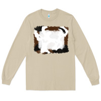 Mushroom cowhide frames background Long Sleeve Tee - RanaPortraitStore