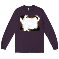 Plum cowhide frames background Long Sleeve Tee - RanaPortraitStore