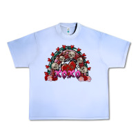 Grape Ice Skull Xoxo rainbow Valentine's Day Urban Heavy Tee - FaDigitalArtStudio