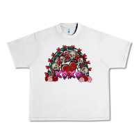 Skull Xoxo Rainbow Valentine's Day Urban Heavy Tee | Teevron