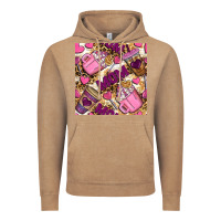 Vintage Coffee mom coffee cups with leopard seamless pattern bbs Vintage Hoodie - BundleAndBundleShop