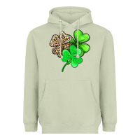 Matcha three clover Heavyweight Hoodie - AdoDesignShop