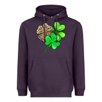 Plum three clover Heavyweight Hoodie - AdoDesignShop
