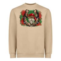 Mushroom christmas horseshoe bull skull Heavyweight Sweatshirt - BarkalooDesign