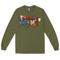 Army Green basketball mama Long Sleeve Tee - FaDigitalArtStudio