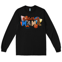Black basketball mama Long Sleeve Tee - FaDigitalArtStudio
