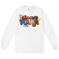 White basketball mama Long Sleeve Tee - FaDigitalArtStudio