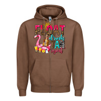 Chestnut float drink tan repeat Zipper Hoodie - AdoDesignShop