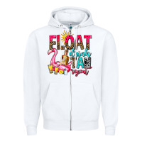 White float drink tan repeat Zipper Hoodie - AdoDesignShop