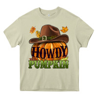 Mossy Howdy pumpkin Heavy Core Tee - NancyCooperArtShop