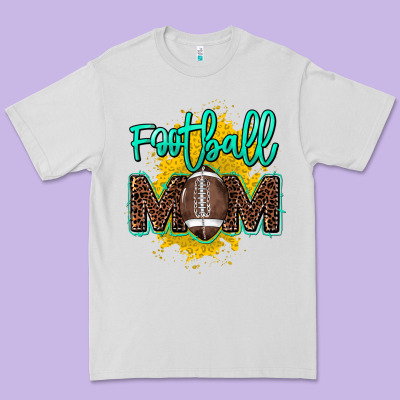 Football Mom Mother's Day Premium Tee Designed By Howdyjamesfarm