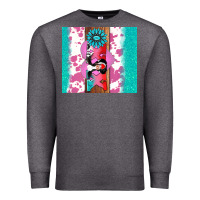 Charcoal Heather v.d xoxo gemstone Premium Sweatshirt - AdoDesignShop