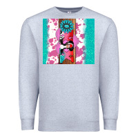 Heather Grey v.d xoxo gemstone Premium Sweatshirt - AdoDesignShop