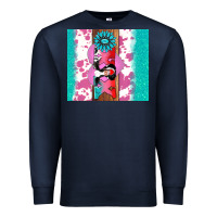 Navy v.d xoxo gemstone Premium Sweatshirt - AdoDesignShop