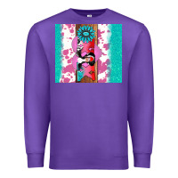 Purple v.d xoxo gemstone Premium Sweatshirt - AdoDesignShop