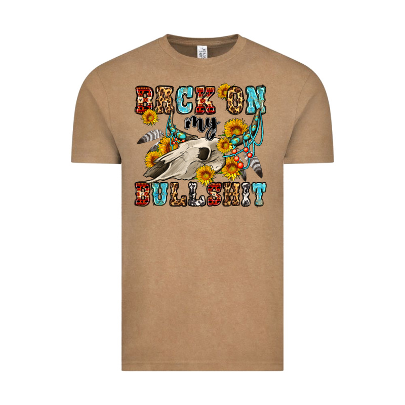 Back On My Bullshit Western Olivia Vintage Tee by OliviaCreatesArt | Teevron