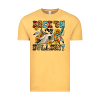 Vintage Mustard back on my bullshit western olivia Vintage Tee - OliviaCreatesArt
