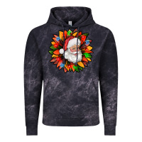 Cloud Black santa claus with sunflower christmas bbs Vintage Hoodie - BundleAndBundleShop