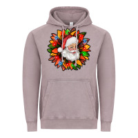 Vintage Zinc santa claus with sunflower christmas bbs Vintage Hoodie - BundleAndBundleShop