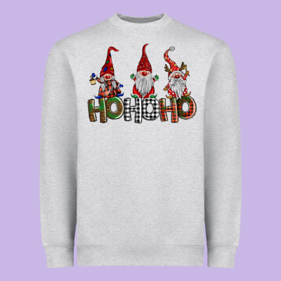 Ho Ho. Ho Gnomes Heavyweight Sweatshirt Designed By Barkaloodesign