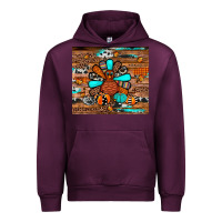 Mauve Wine turkey Urban Hoodie - JahusDesignShop