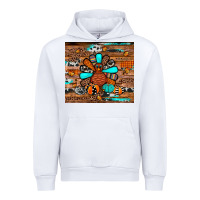 White turkey Urban Hoodie - JahusDesignShop