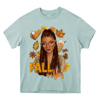 Arona Fall vibes afro woman Heavy Core Tee - NancyCooperArtShop
