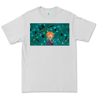 Dove Grey wizard boy and mouse Premium Tee - TumblerDesignByShophia