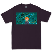 Plum wizard boy and mouse Premium Tee - TumblerDesignByShophia
