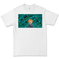 White wizard boy and mouse Premium Tee - TumblerDesignByShophia
