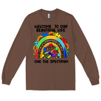 Chestnut Autism rainbow Long Sleeve Tee - FaDigitalArtStudio