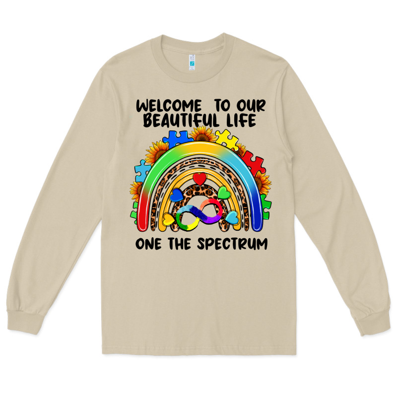 Autism Rainbow Long Sleeve Tee by FaDigitalArtStudio | Teevron