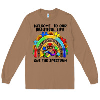 Toasted Coconut Autism rainbow Long Sleeve Tee - FaDigitalArtStudio